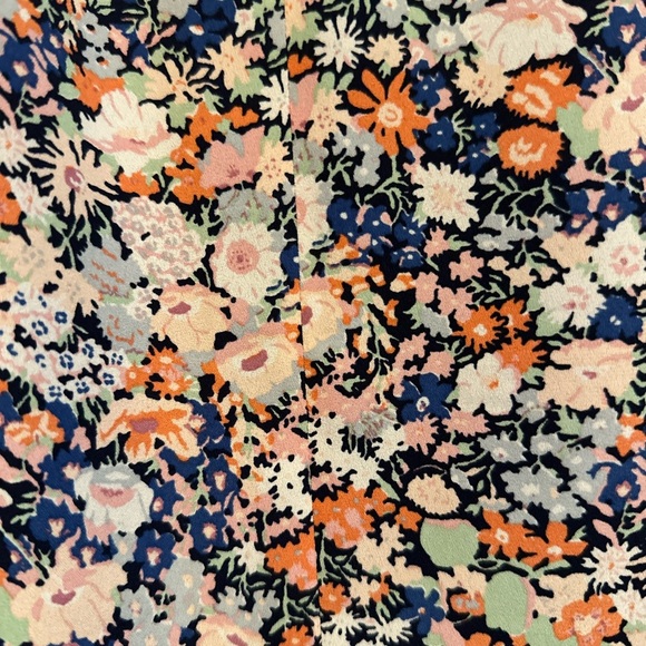 LOFT - Floral Asymmetrical Sleeveless Dress (Size L) - Picture 5 of 12